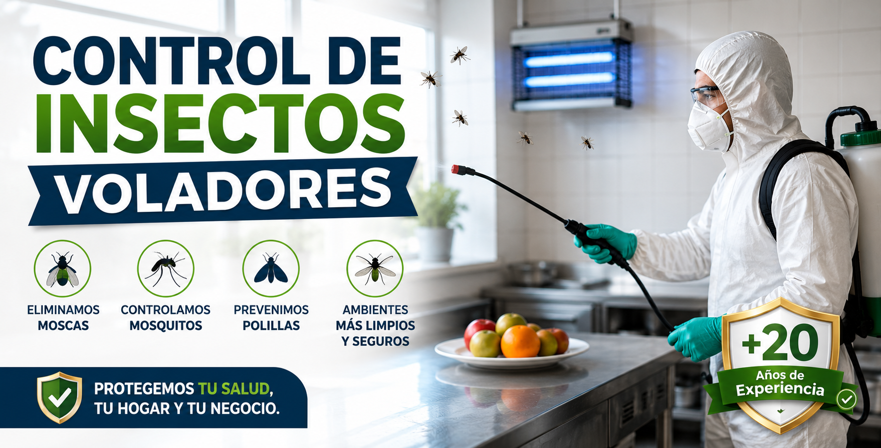 Control de insectos voladores