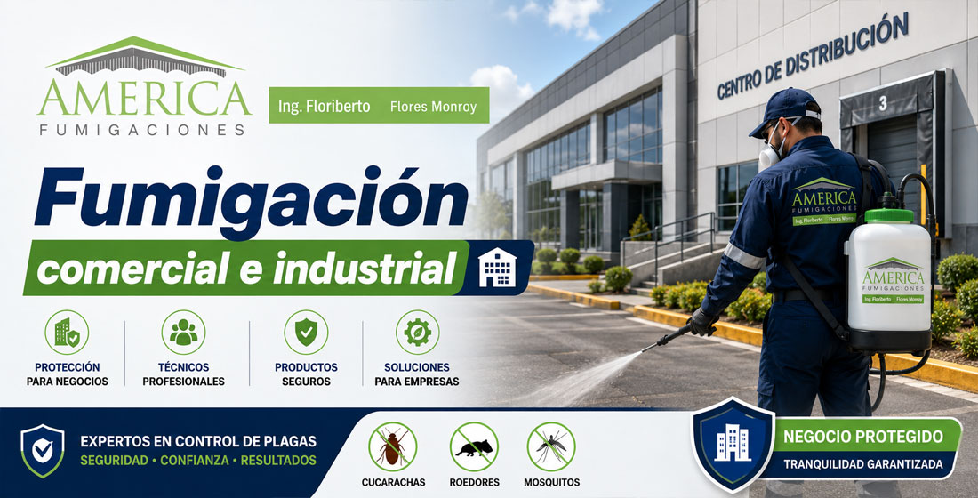 Fumigación comercial e industrial