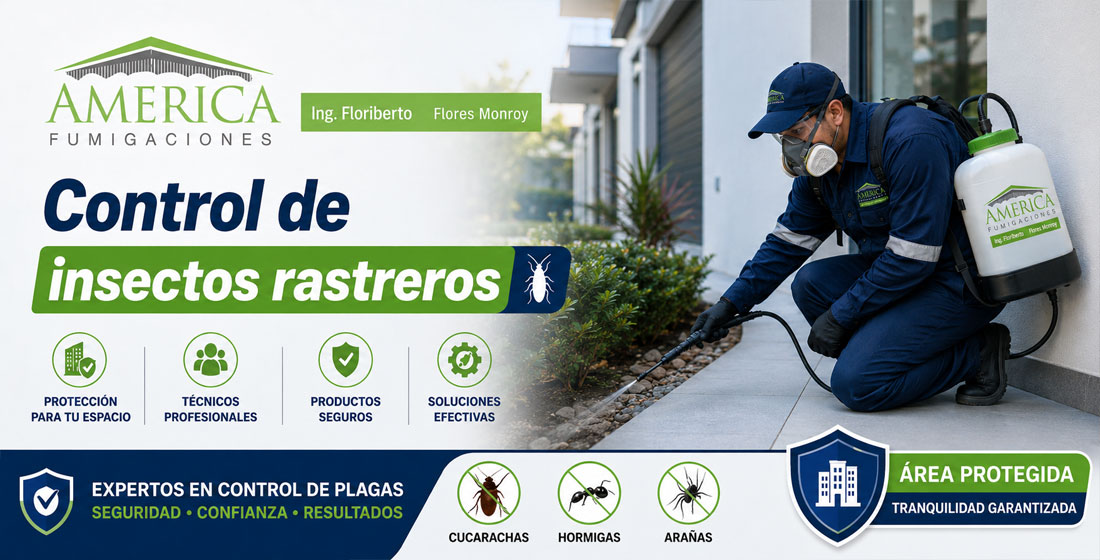 Control de insectos rastreros
