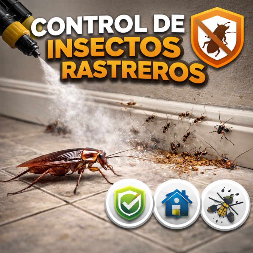 Control de insectos rastreros